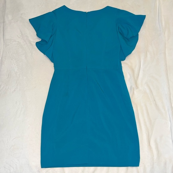 Calvin Klein Turquoise Pencil Dress - Picture 7 of 9